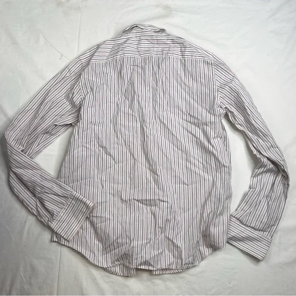 Bundle 2 Ralph Lauren Women’s M Long Sleeve Button-Front  Striped Shirt L080123 - Picture 7 of 11